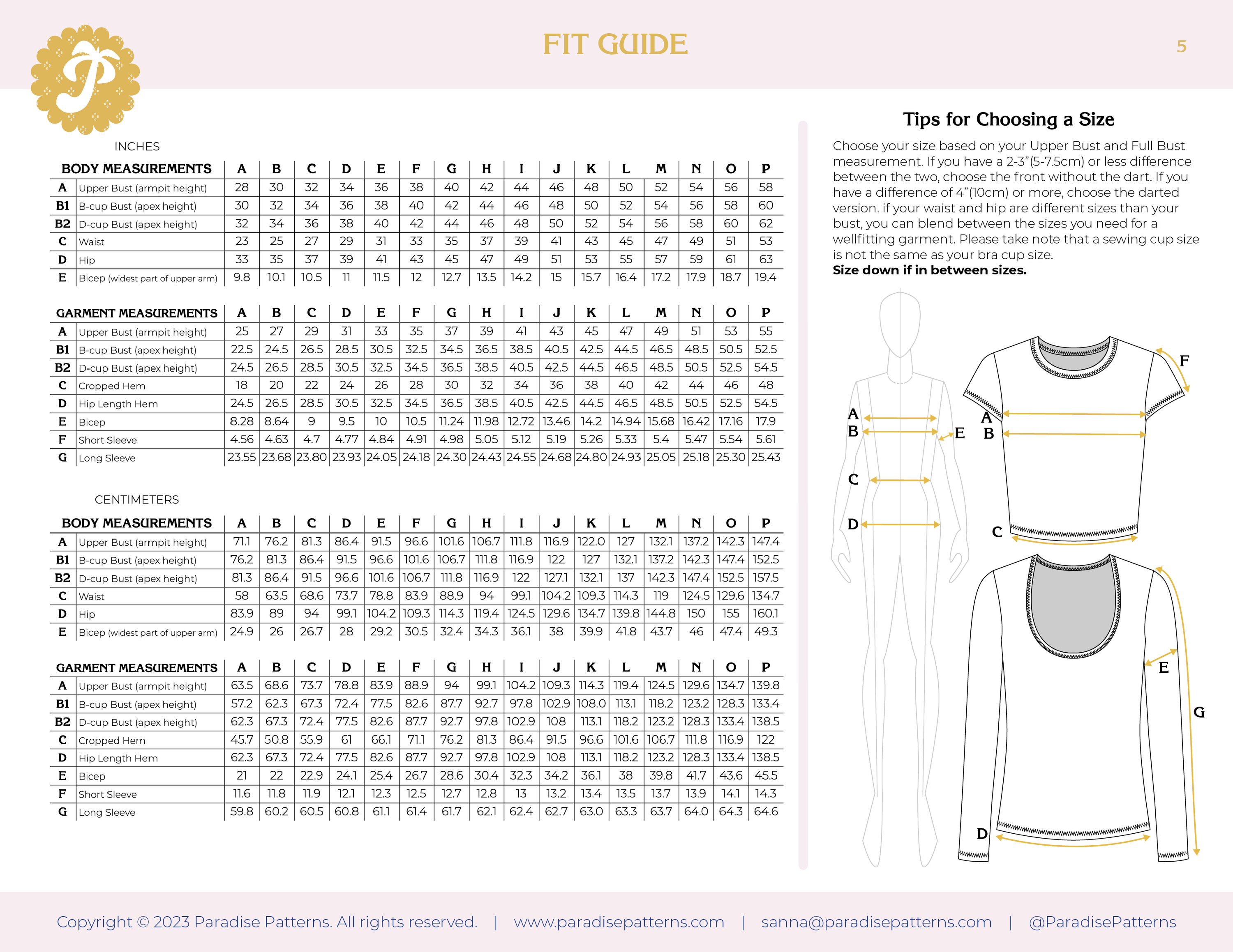 Paradise Patterns Honeygirl Tee