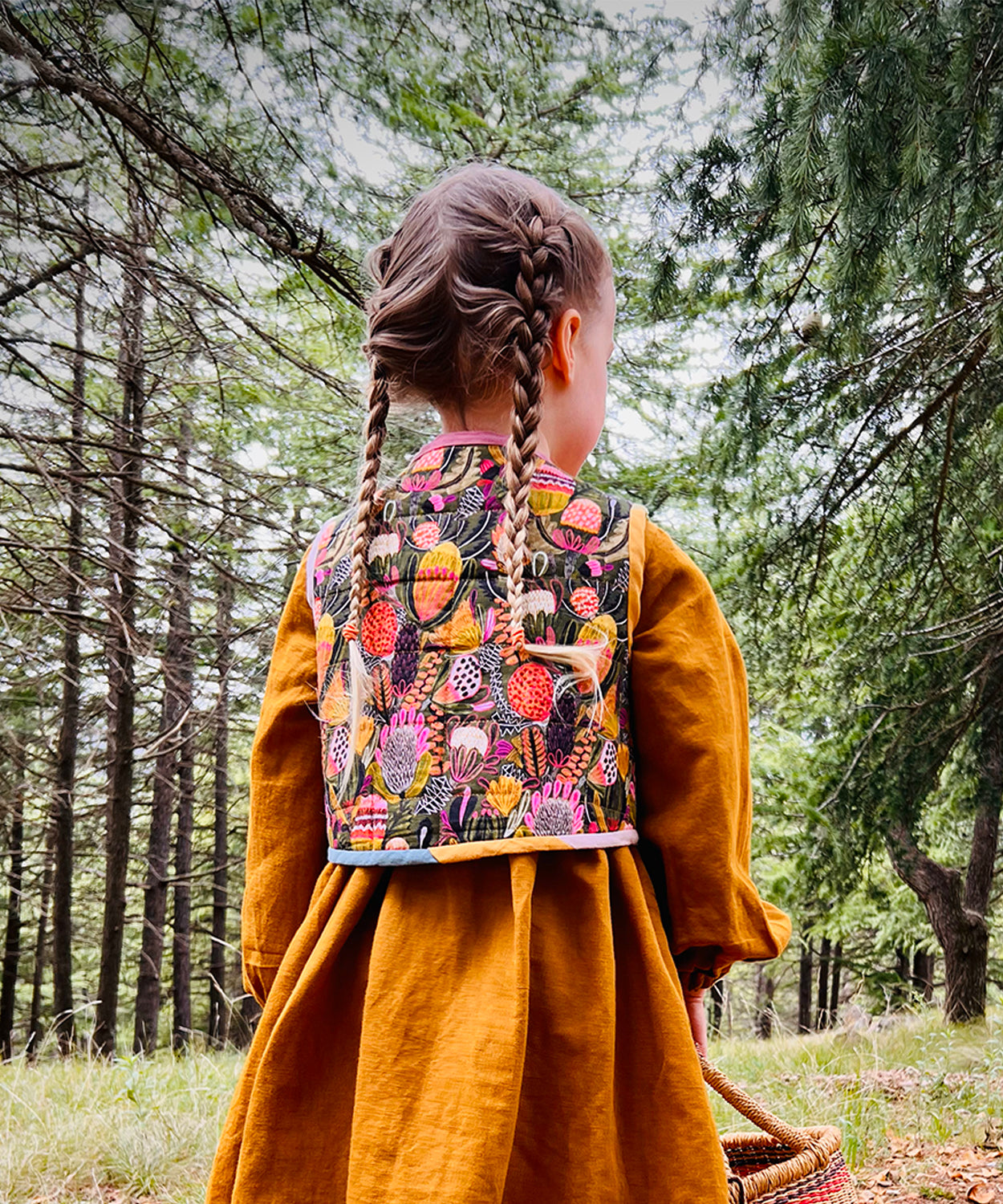 Below the Kōwhai Honu Vest (Quilted)