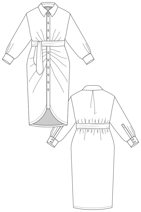 Named Ilta Shirt Dress