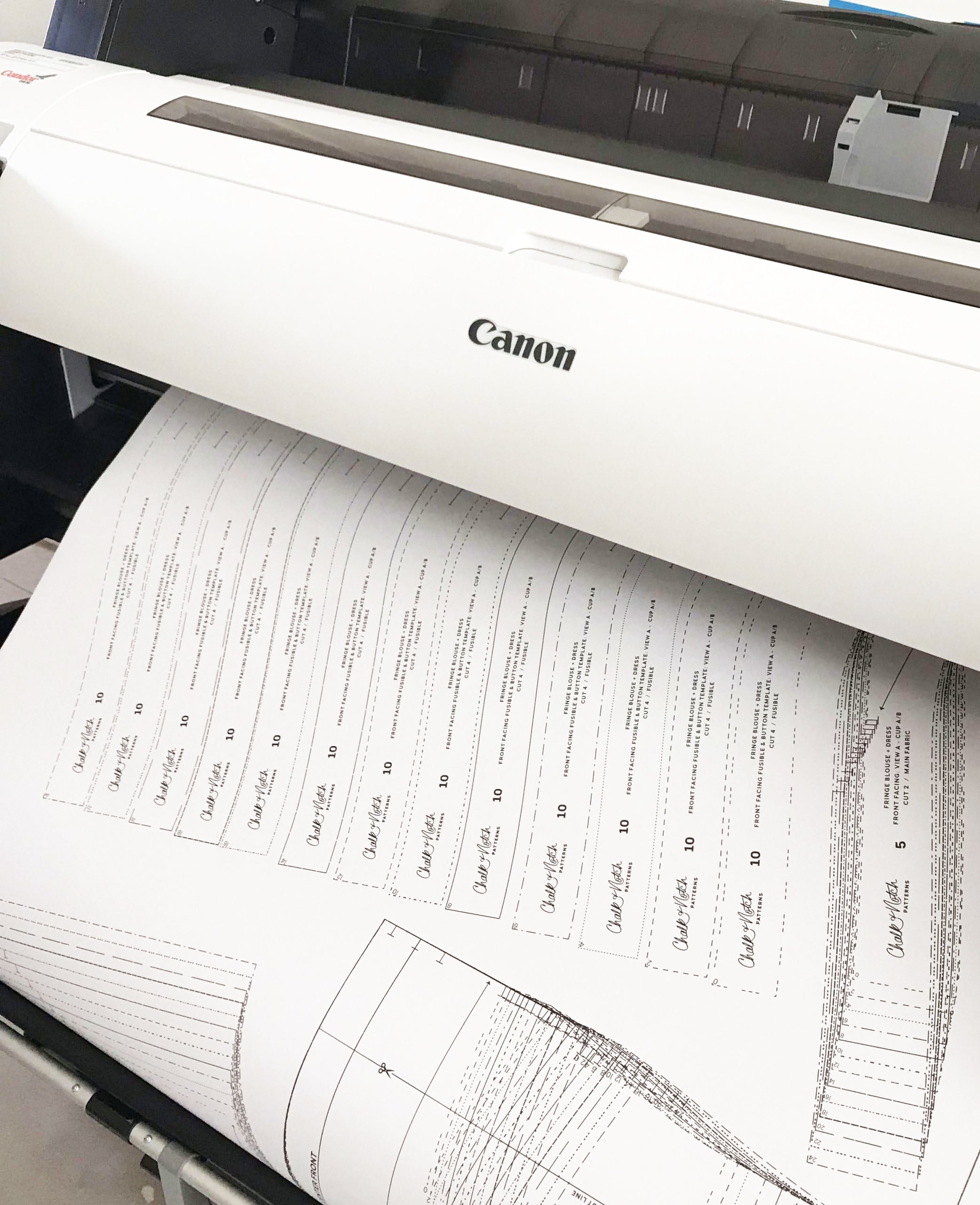 Print PDF Sewing Patterns (Upload Any Copy Shop, A0 or Large Format Pattern)