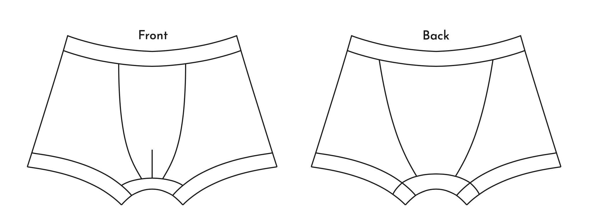 Sew Projects Men's Indigo Boxer Briefs