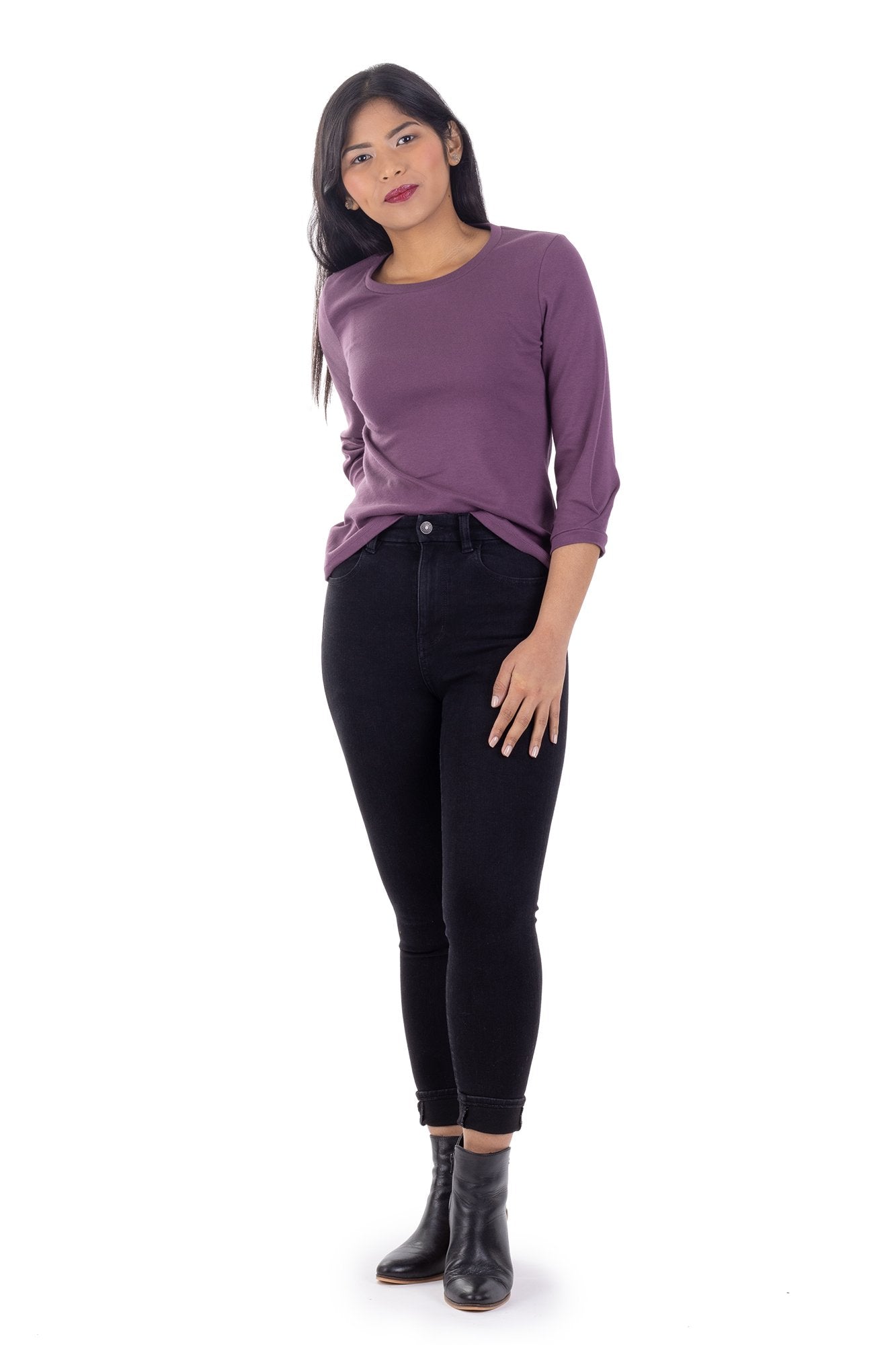 Forget-me-not Patterns Iris Pleated Tee