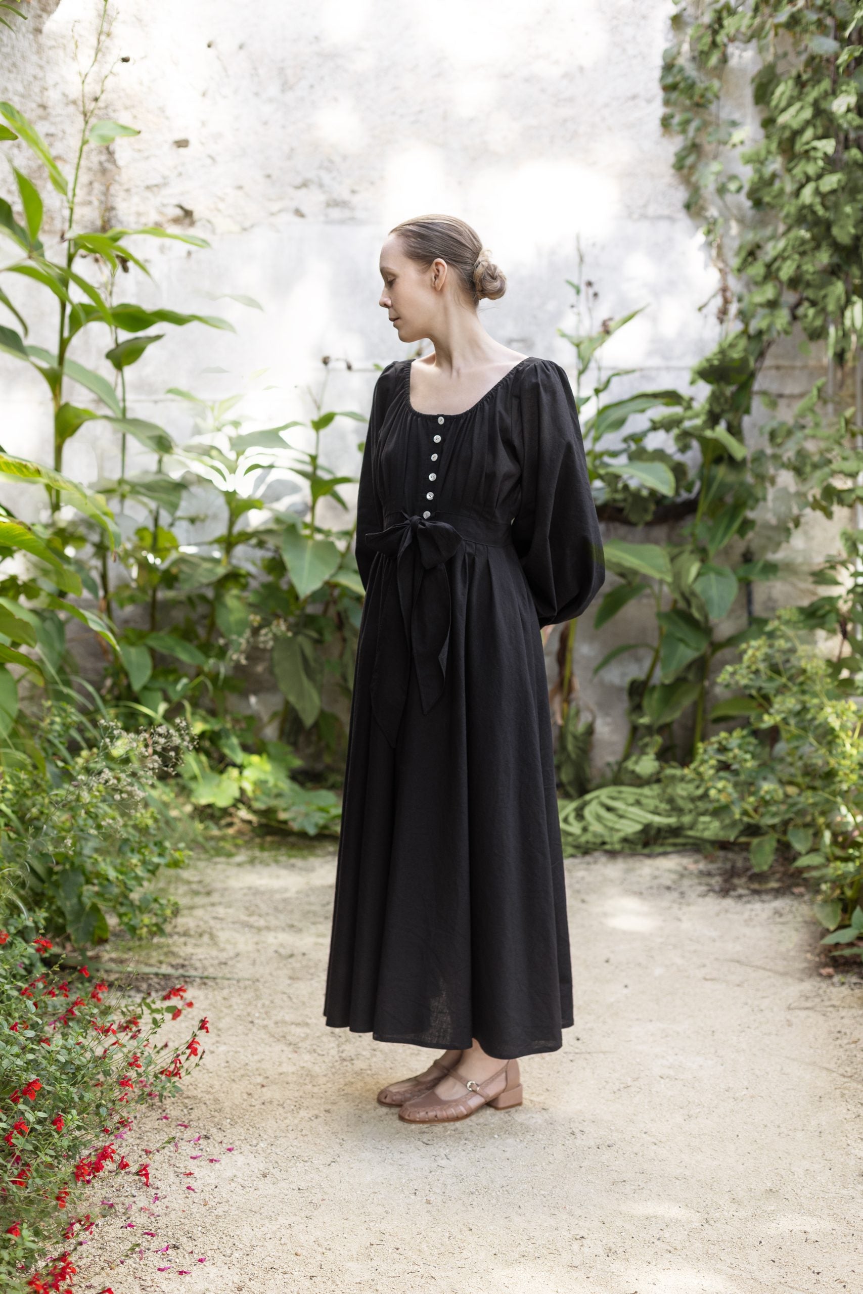 long sleeve peasant dress pattern Silversaga Patterns Juliette Dress – The Fold Line