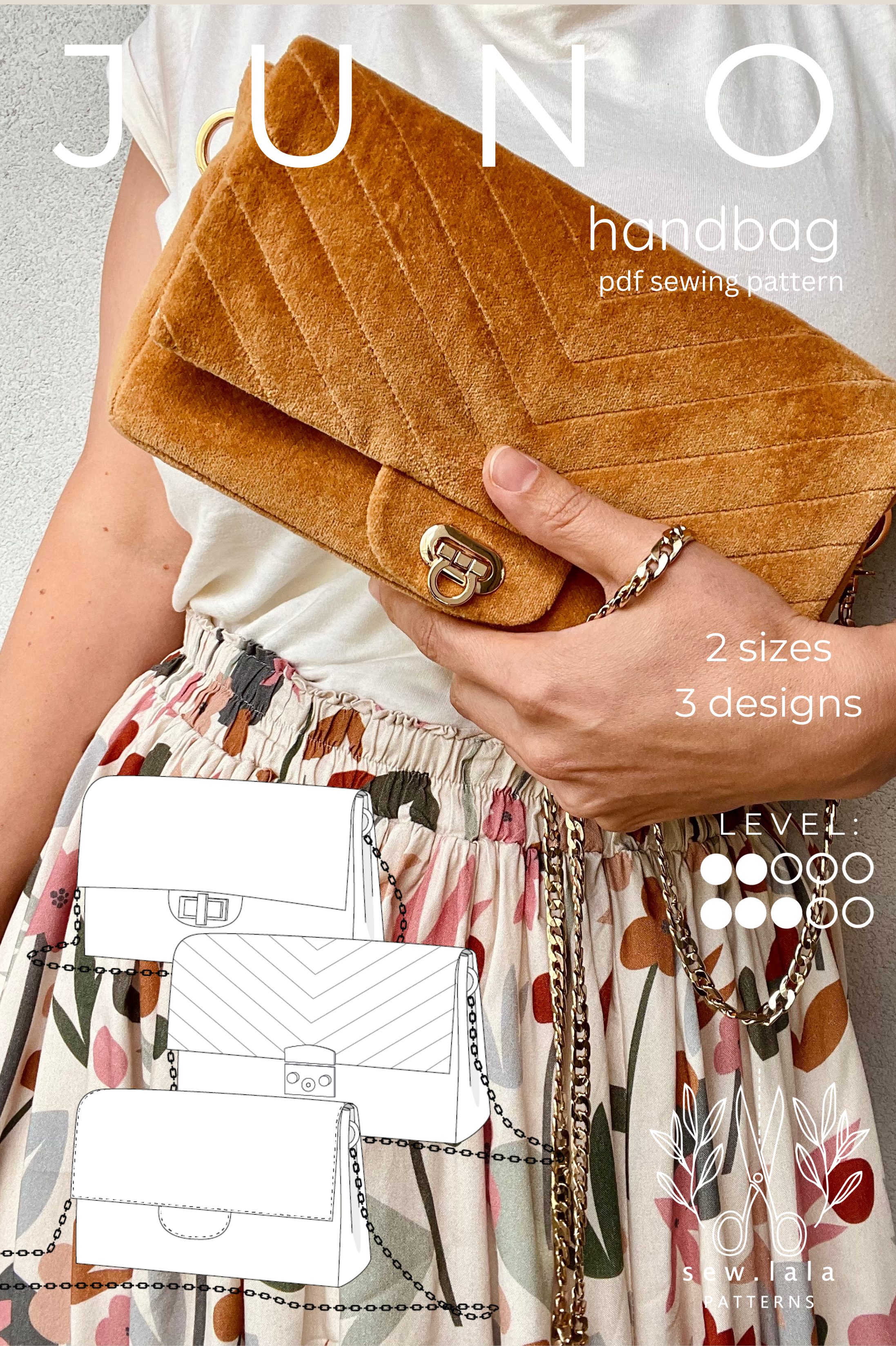 Sew.lala Patterns Juno Handbag