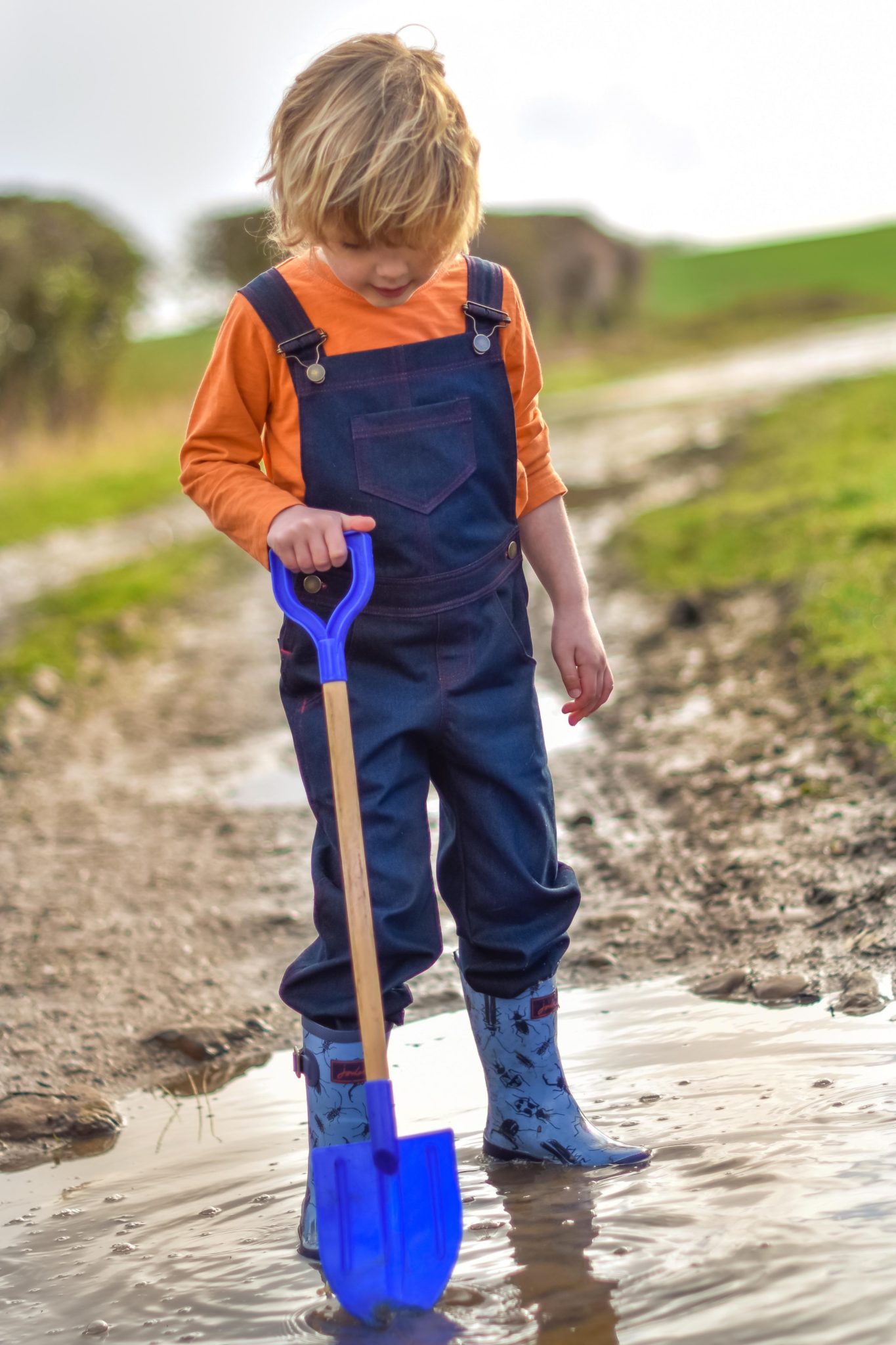 Waves & Wild Baby/Child I Dig Dungarees