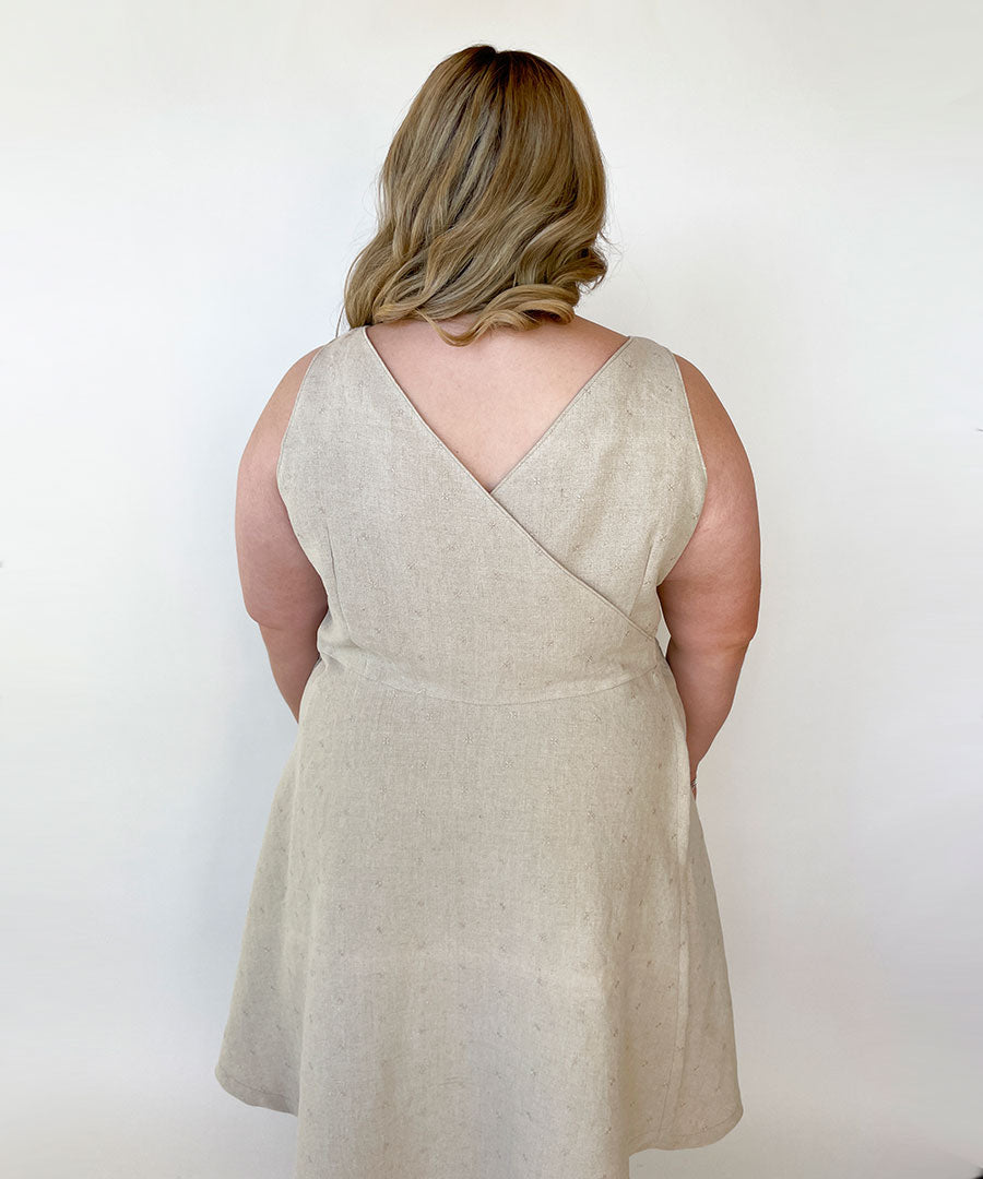 Jennifer Lauren Handmade Jade Wrap Dress