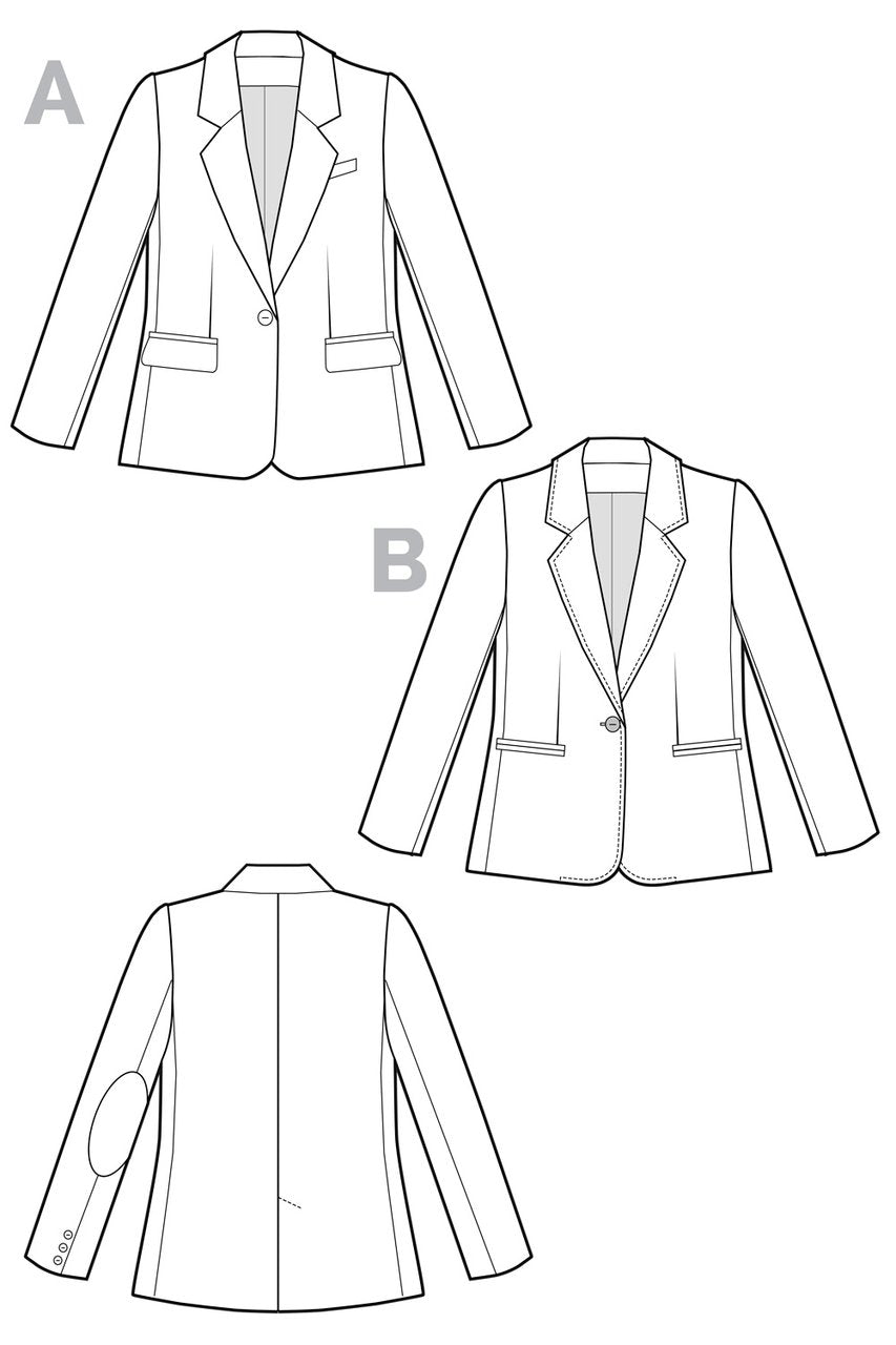 Closet Core Patterns Jasika Blazer