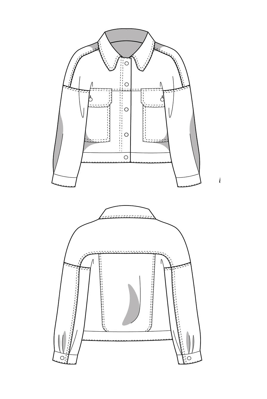 JULIANA MARTEJEVS Jean Jacket