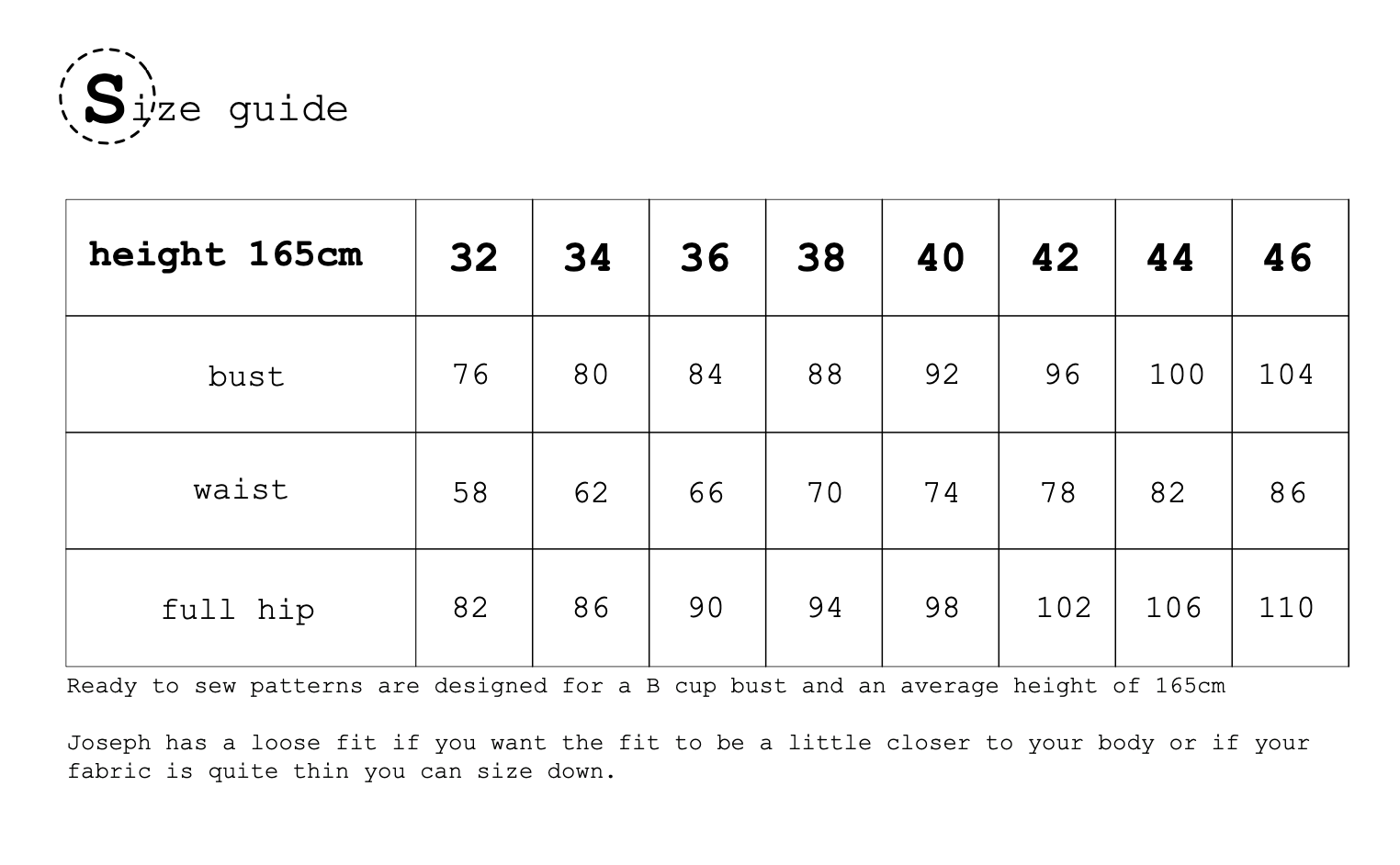 Ready to Sew Joseph Jacket