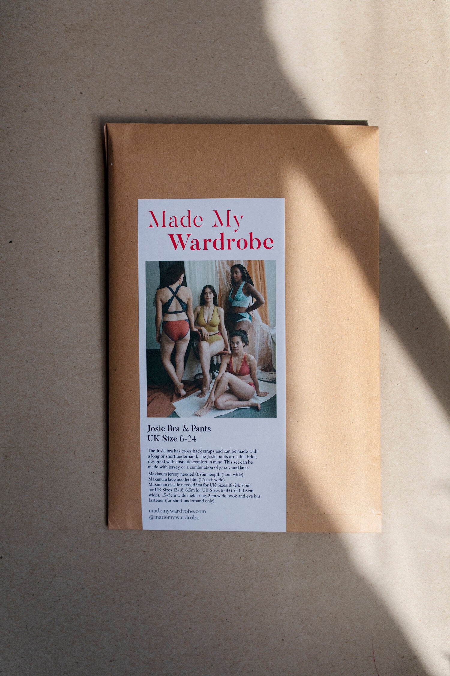 Made My Wardrobe Josie Bra and Pants