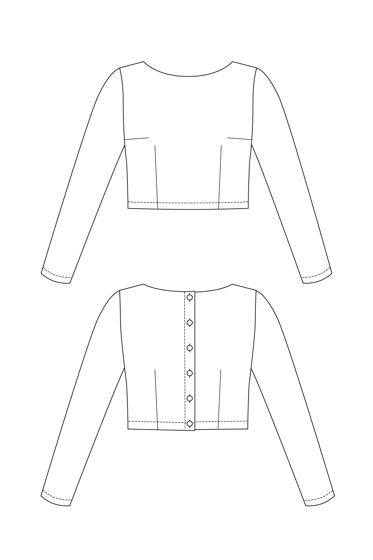 Named Kanerva Button-back Tee