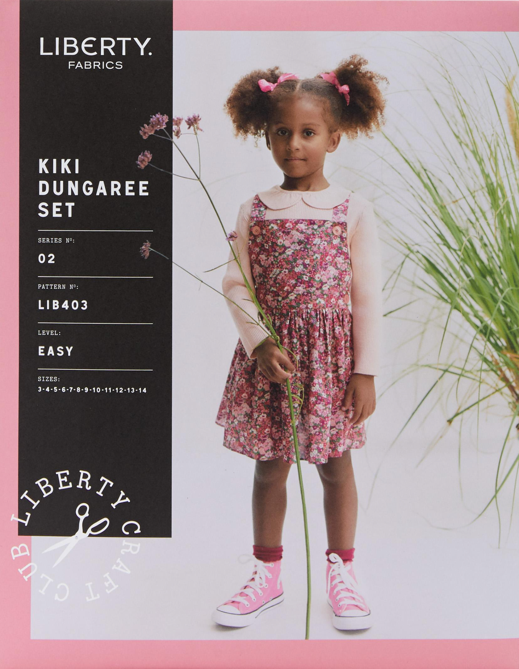Liberty Sewing Patterns Kiki Dungaree Set