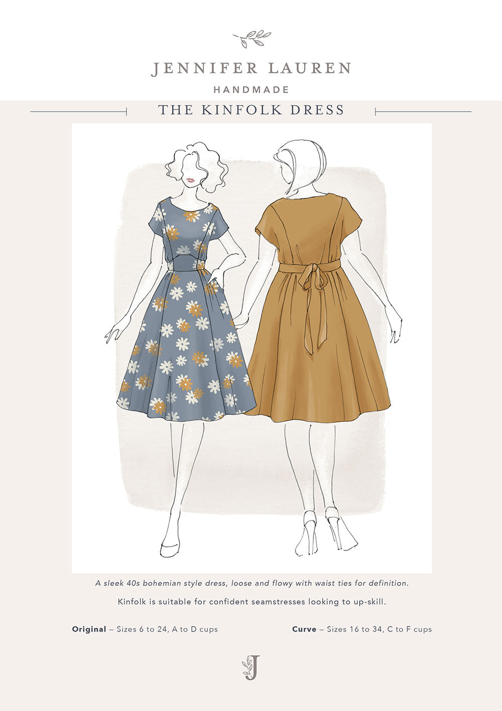 Jennifer Lauren Handmade Kinfolk Dress