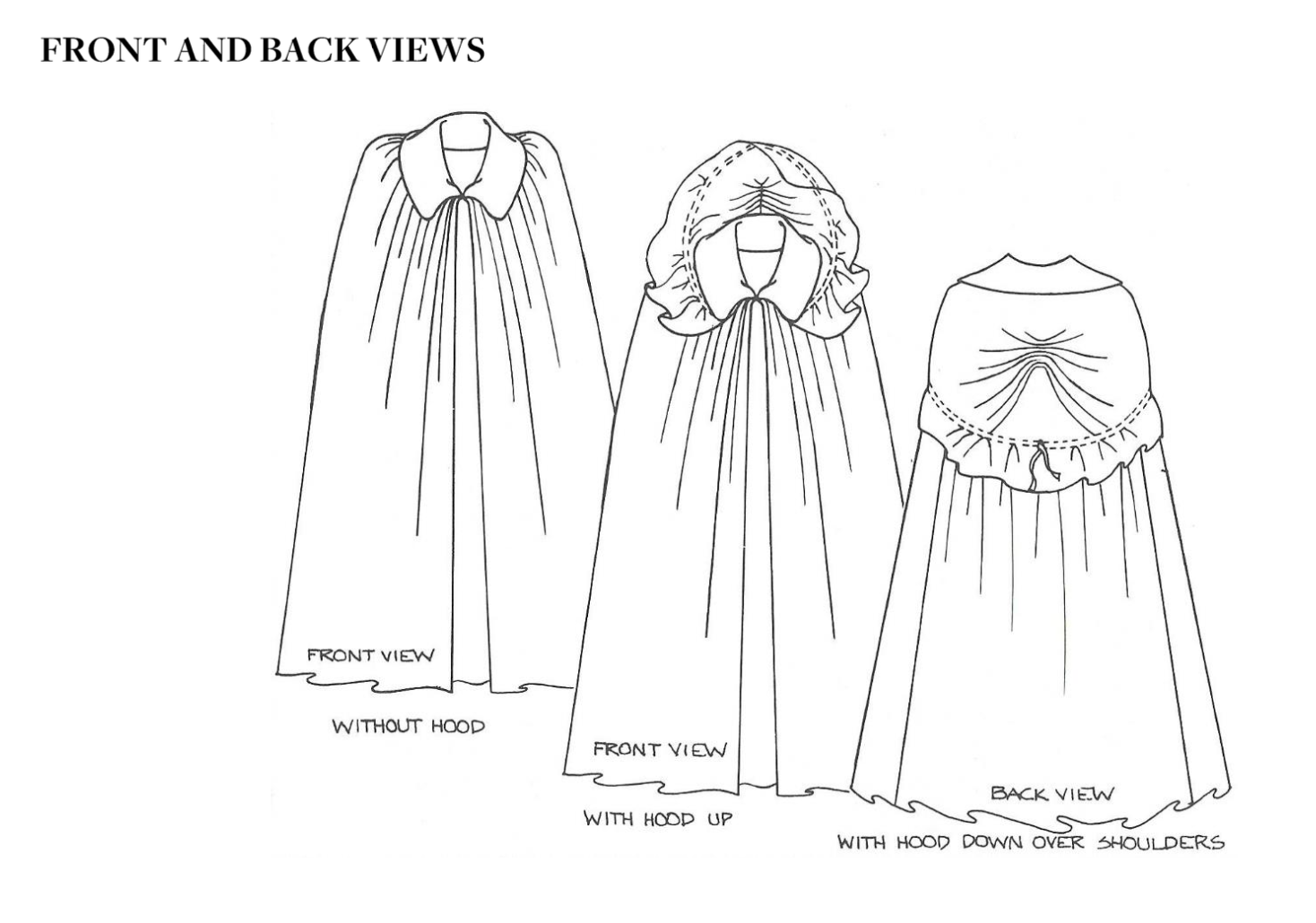 Folkwear 207 Unisex Kinsale Cloak