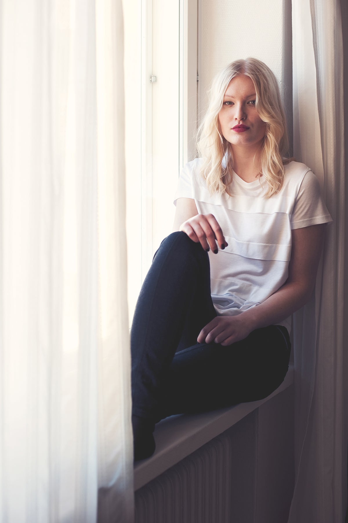 Named Laurie Pleated Tee