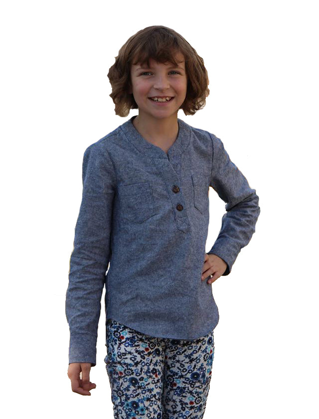 Hey June Handmade Child/Teen Laramie Shirt, Tunic & Dress