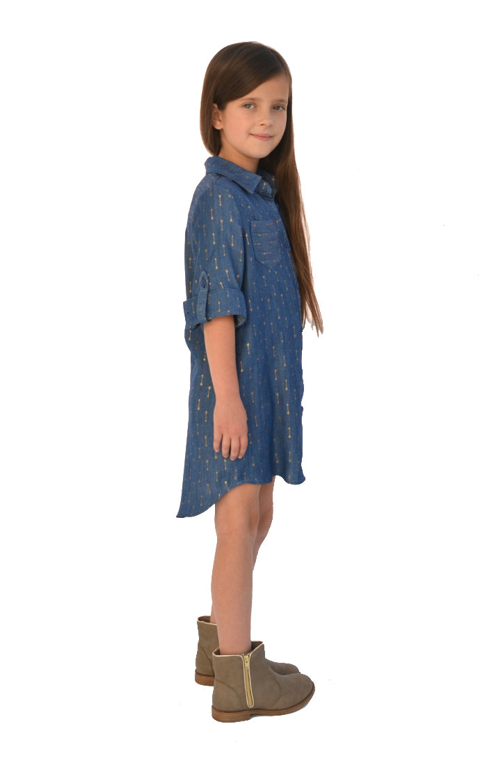 Hey June Handmade Child/Teen Laramie Shirt, Tunic & Dress