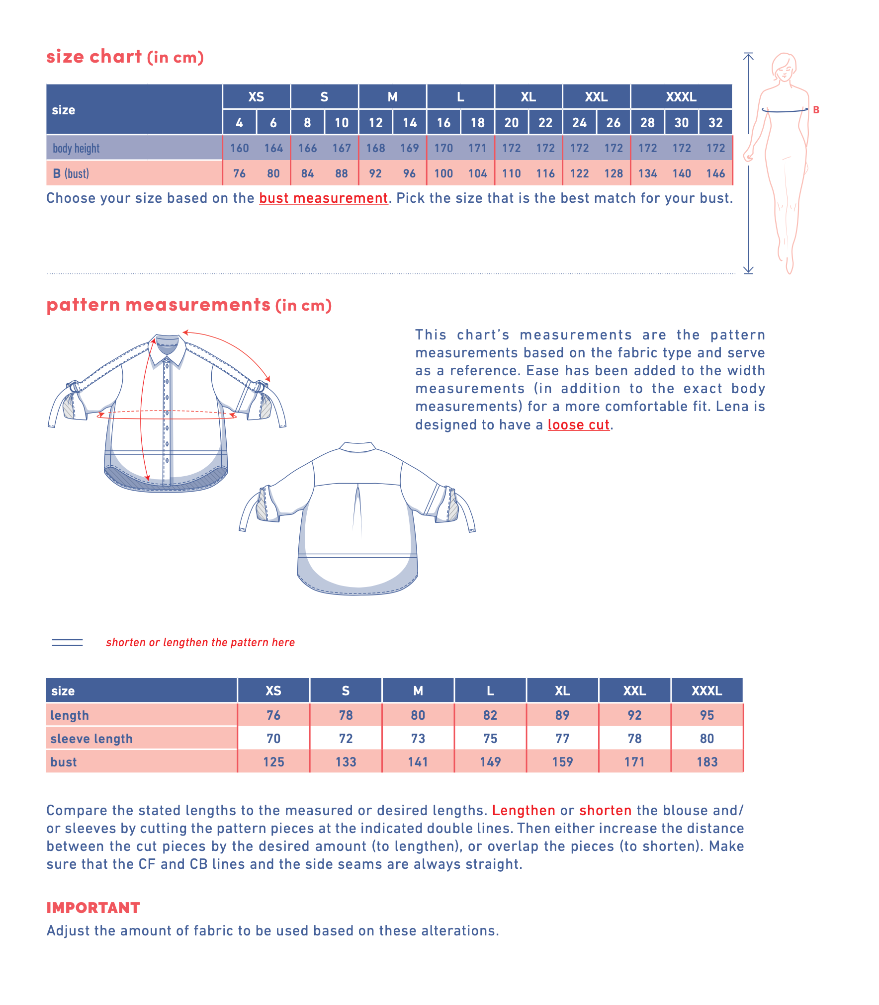 Fibre Mood Libbie, Logan, Lena, Lydia and Lee Shirts