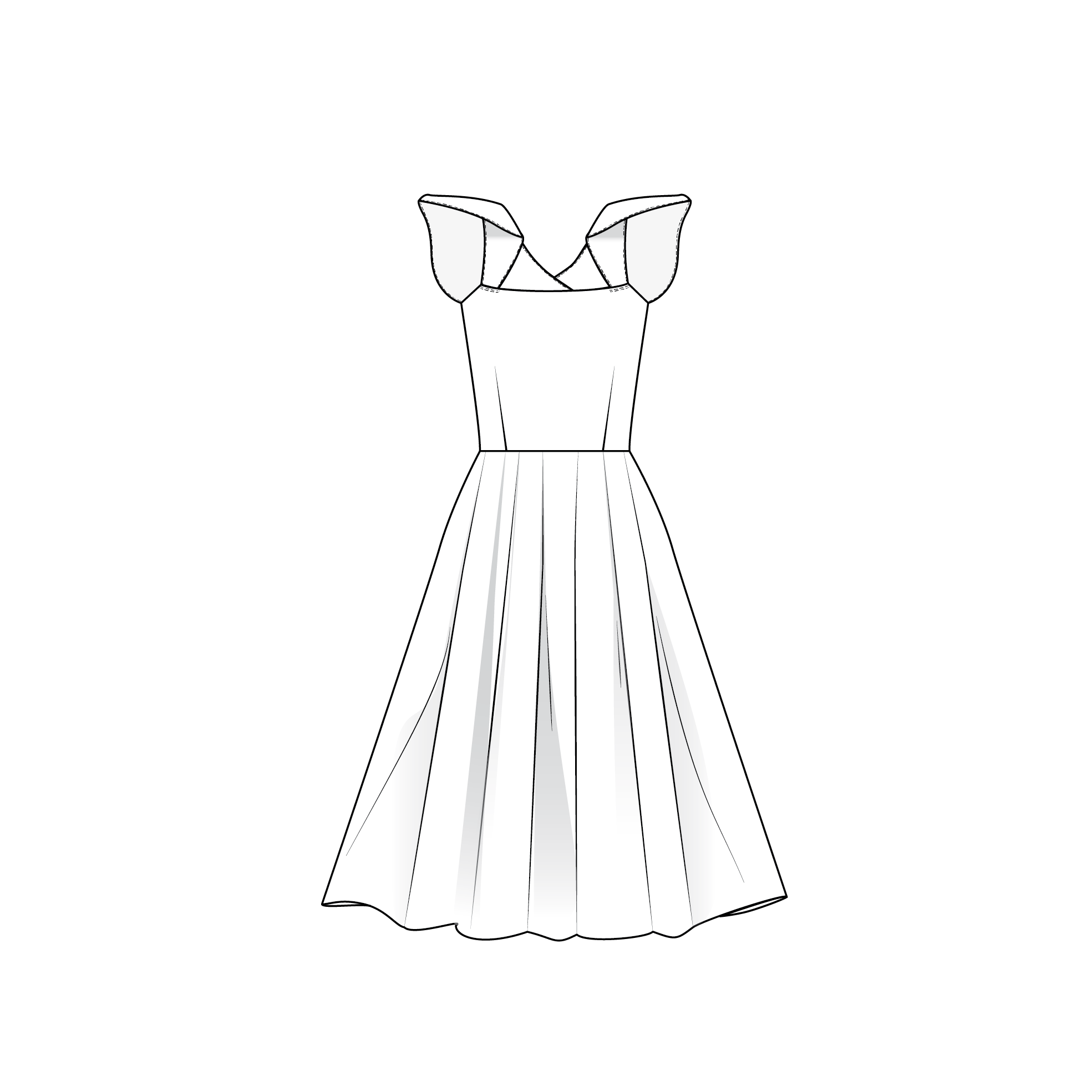 Lenaline Patterns Lessya Dress