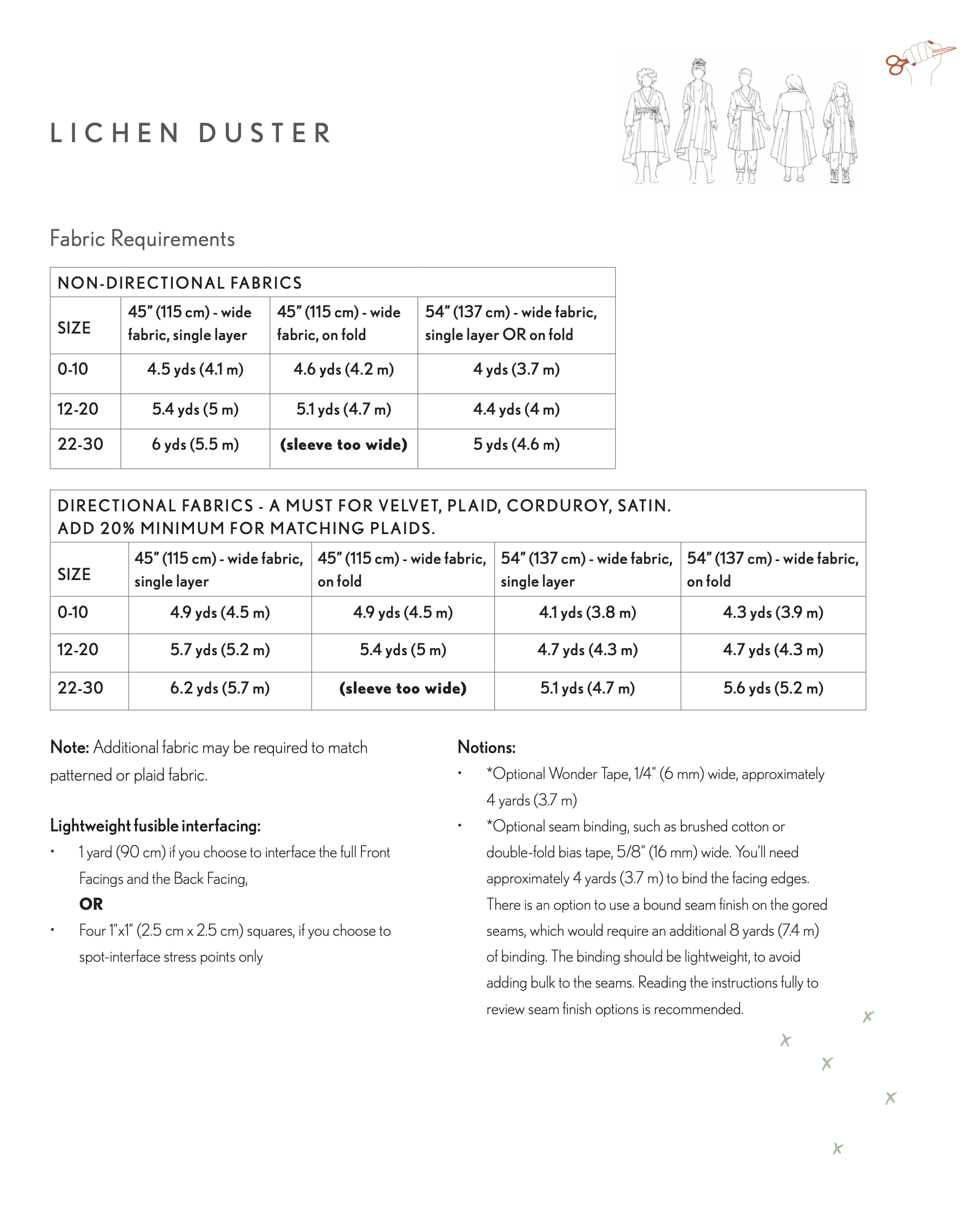 Sew Liberated Lichen Duster