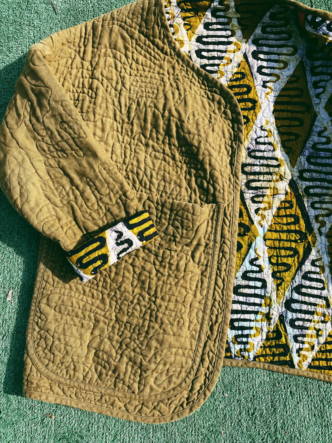 Daisy Chain Patterns Liz Quilted Liner Jacket