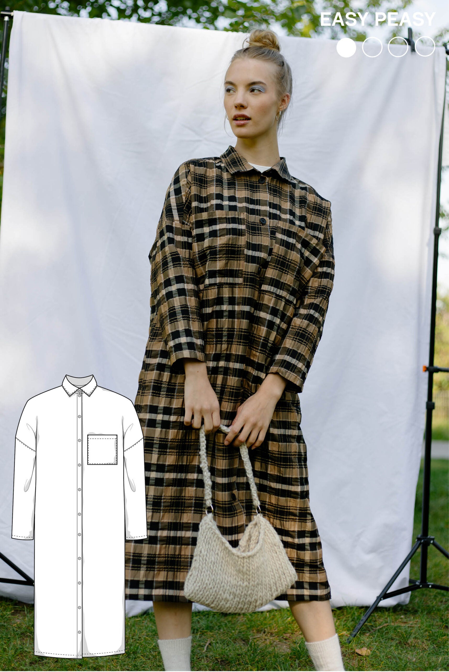 JULIANA MARTEJEVS Lola Blouse Dress