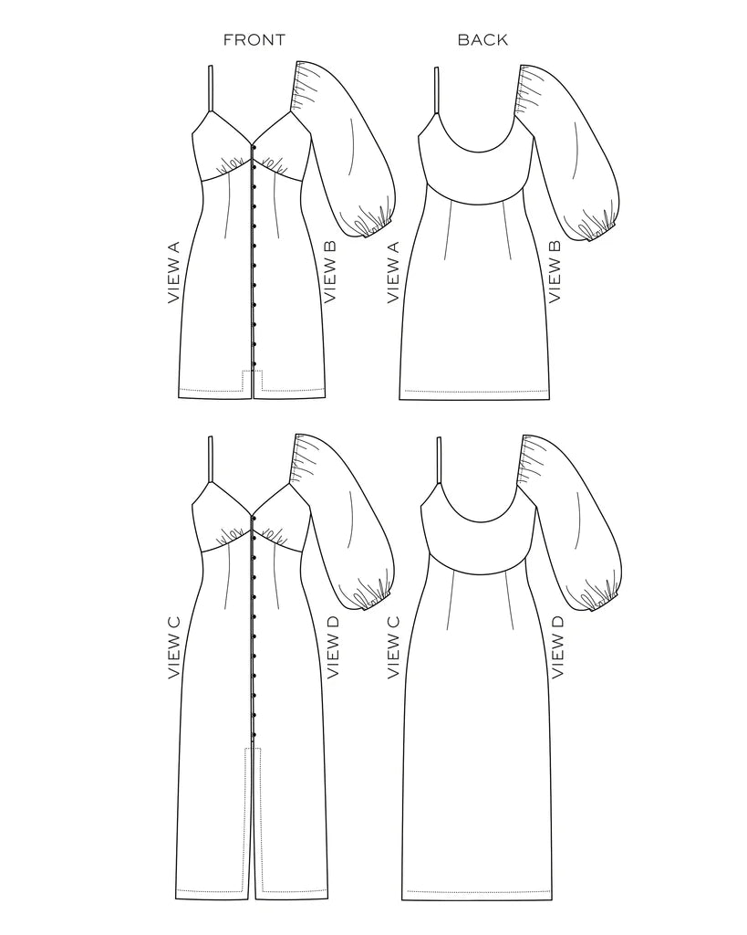 True Bias Lora Dress