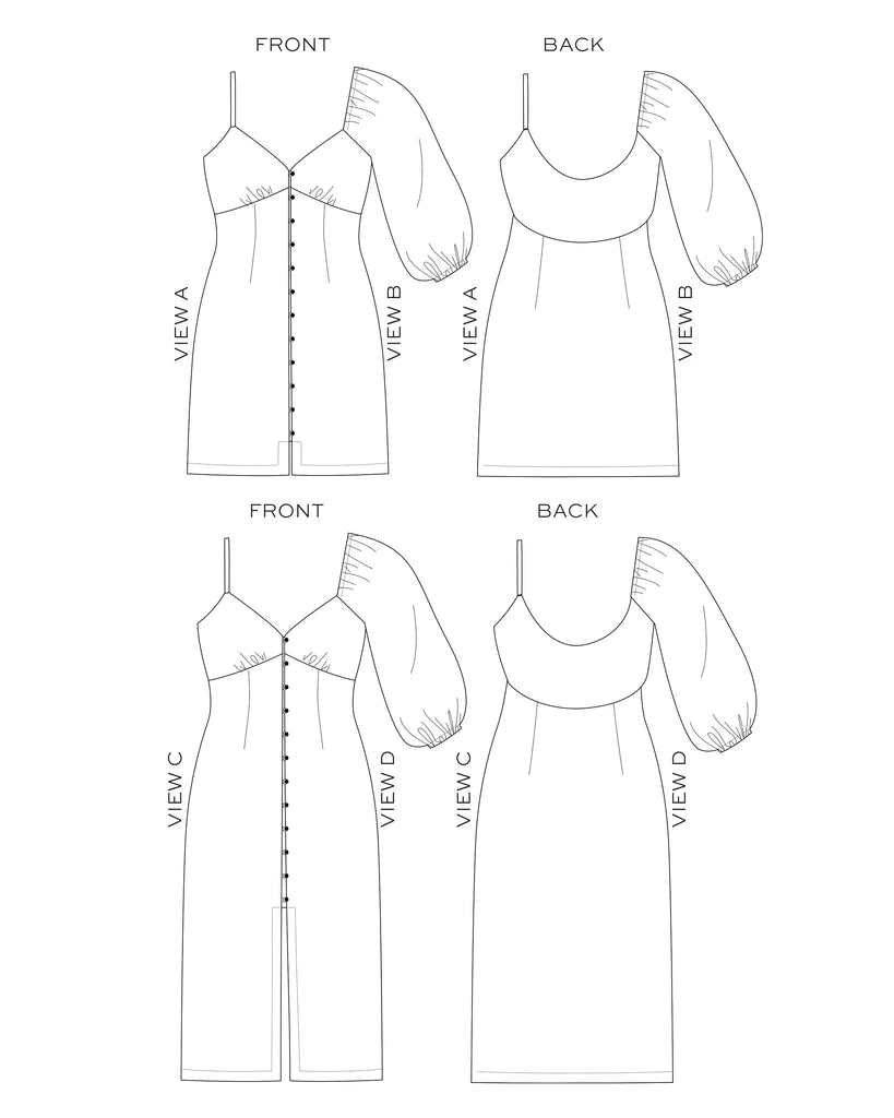 True Bias Lora Dress
