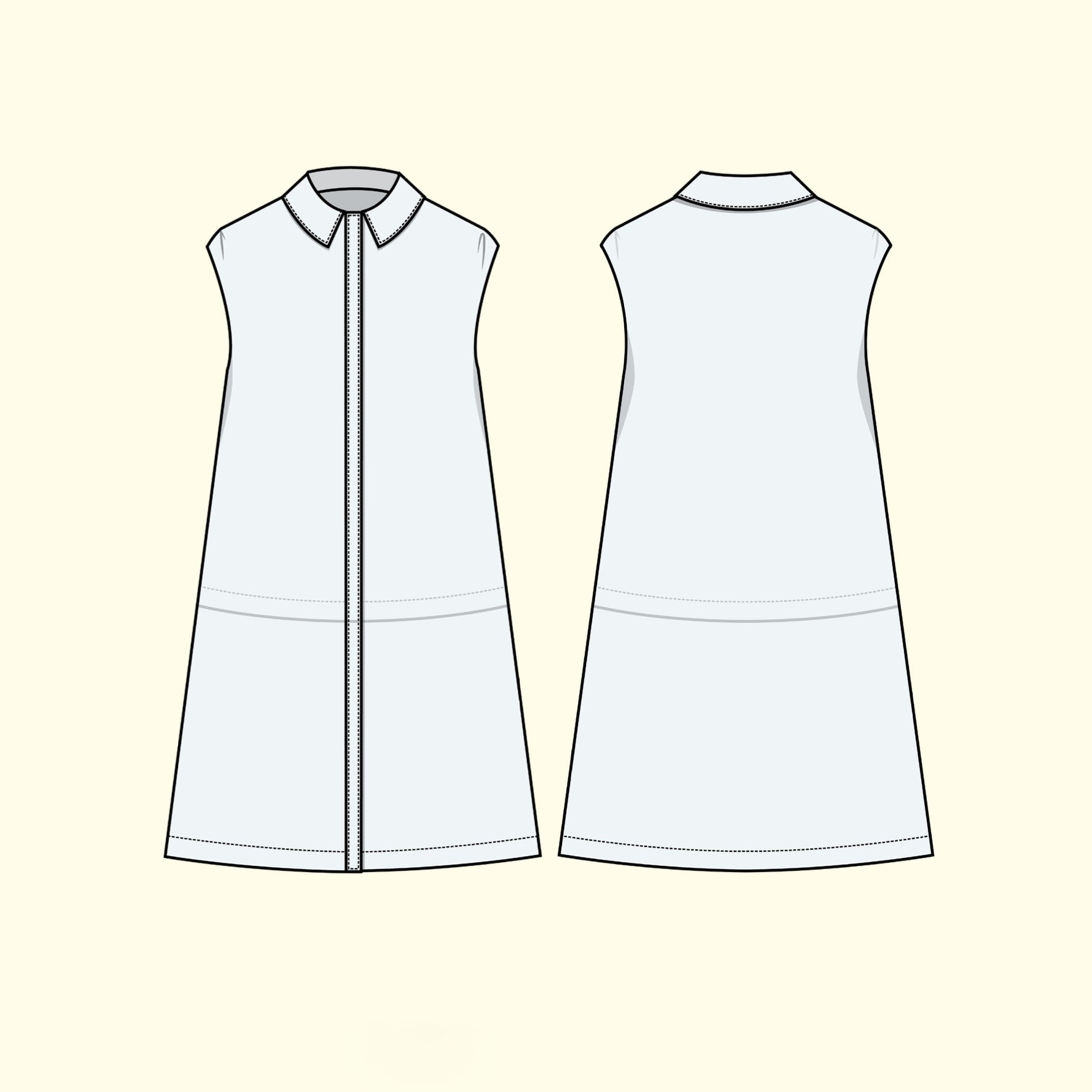 Puff and Pencil Luna Vest & Kite Sleeve