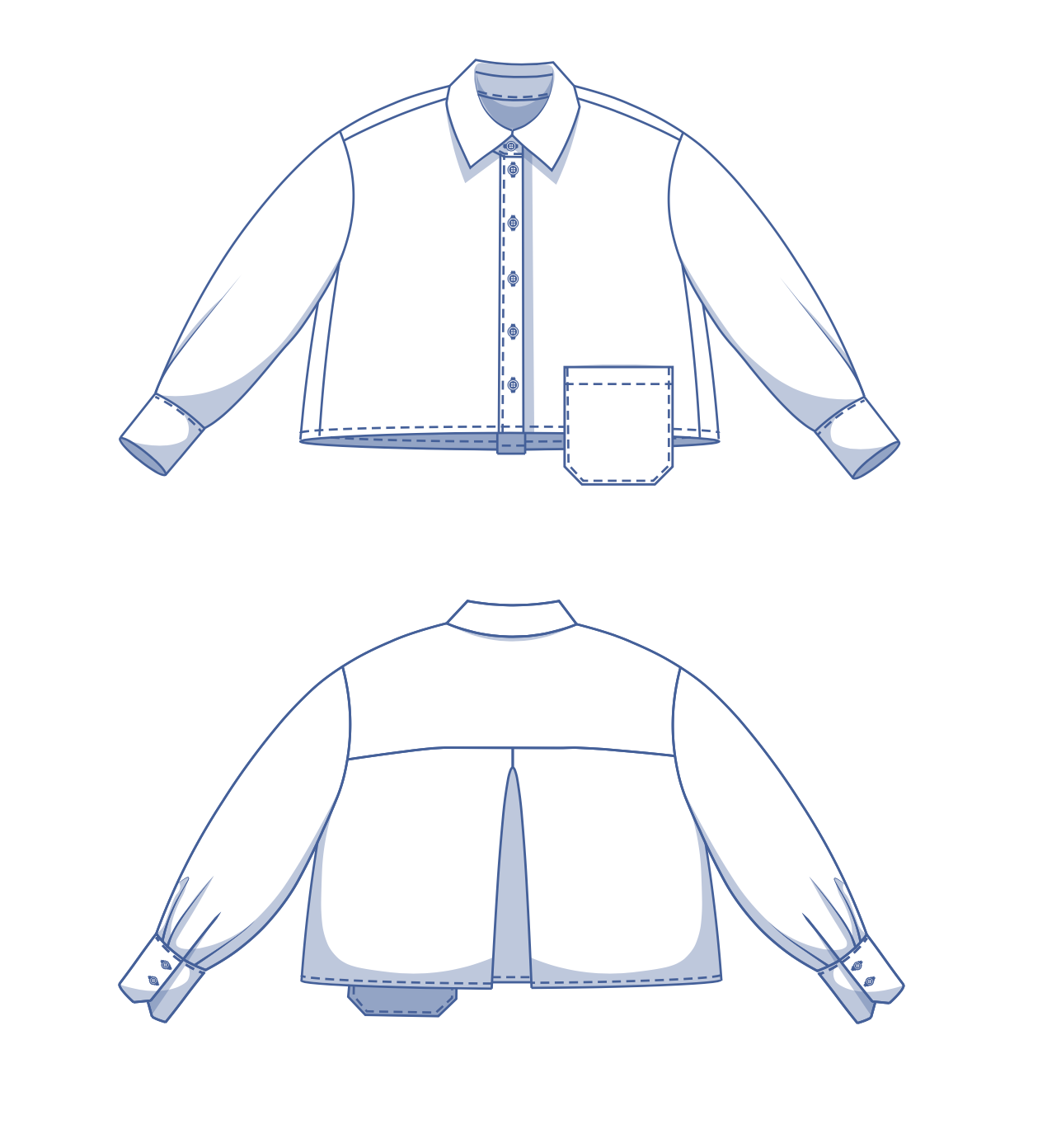 Fibre Mood Libbie, Logan, Lena, Lydia and Lee Shirts