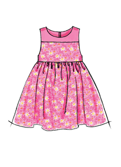 McCalls Babies' Dresses and Panties M6015
