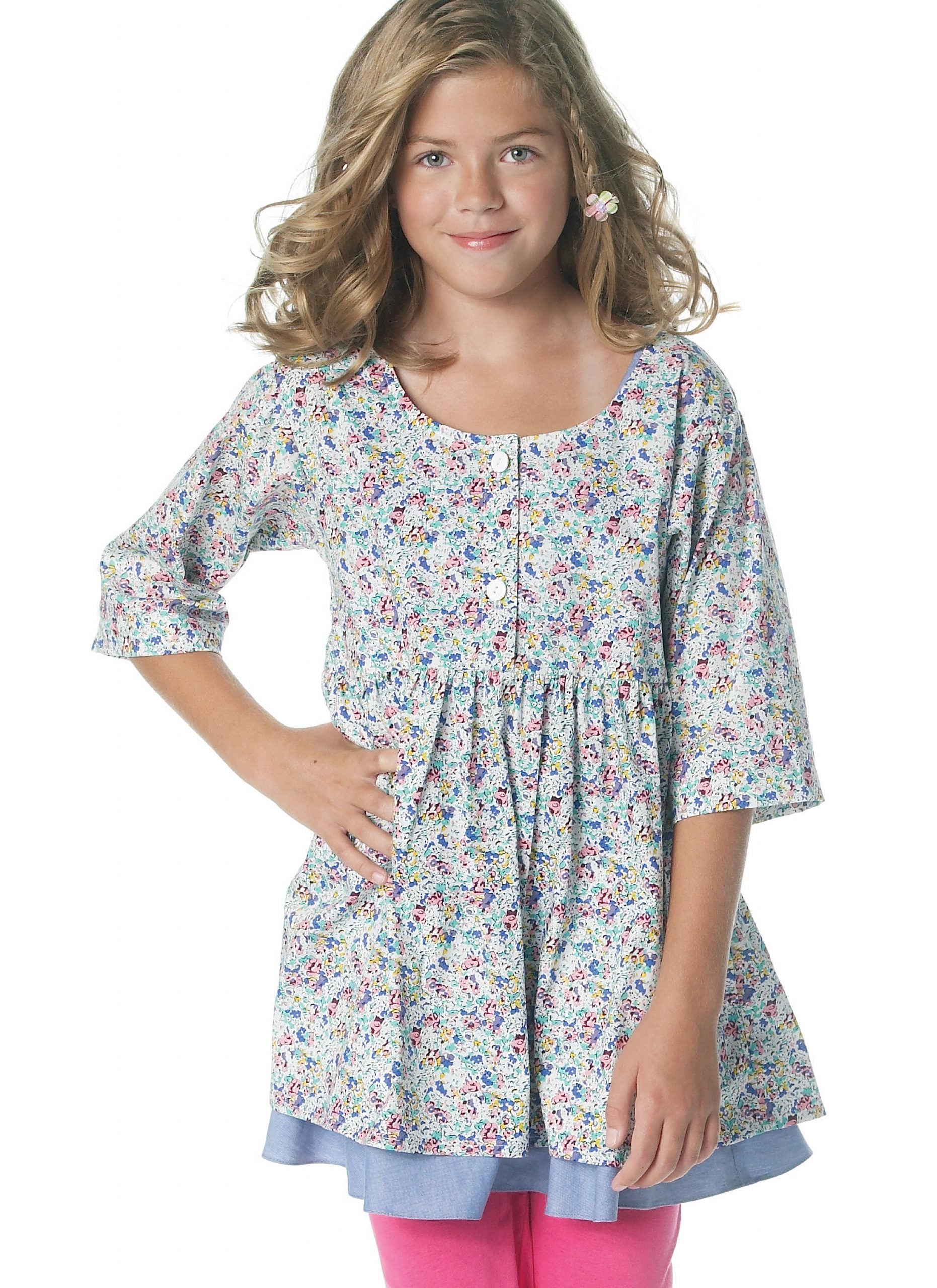 McCalls Child/Teen Dresses, Leggings M6275