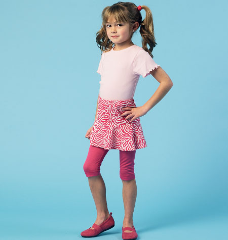 McCalls Child/Teen Skorts M6918