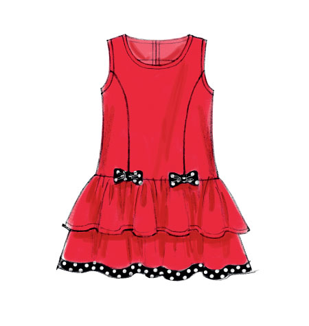 McCalls Children's Pinafore Dresses M7008