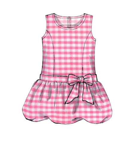 McCalls Children's Pinafore Dresses M7008