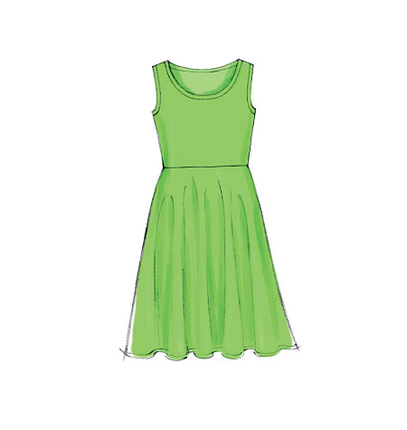 McCalls Child/Teen Dresses M7079