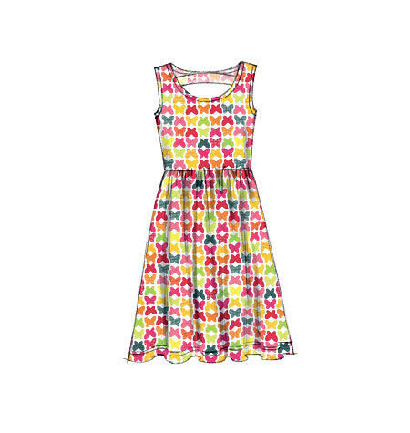 McCalls Child/Teen Dresses M7079