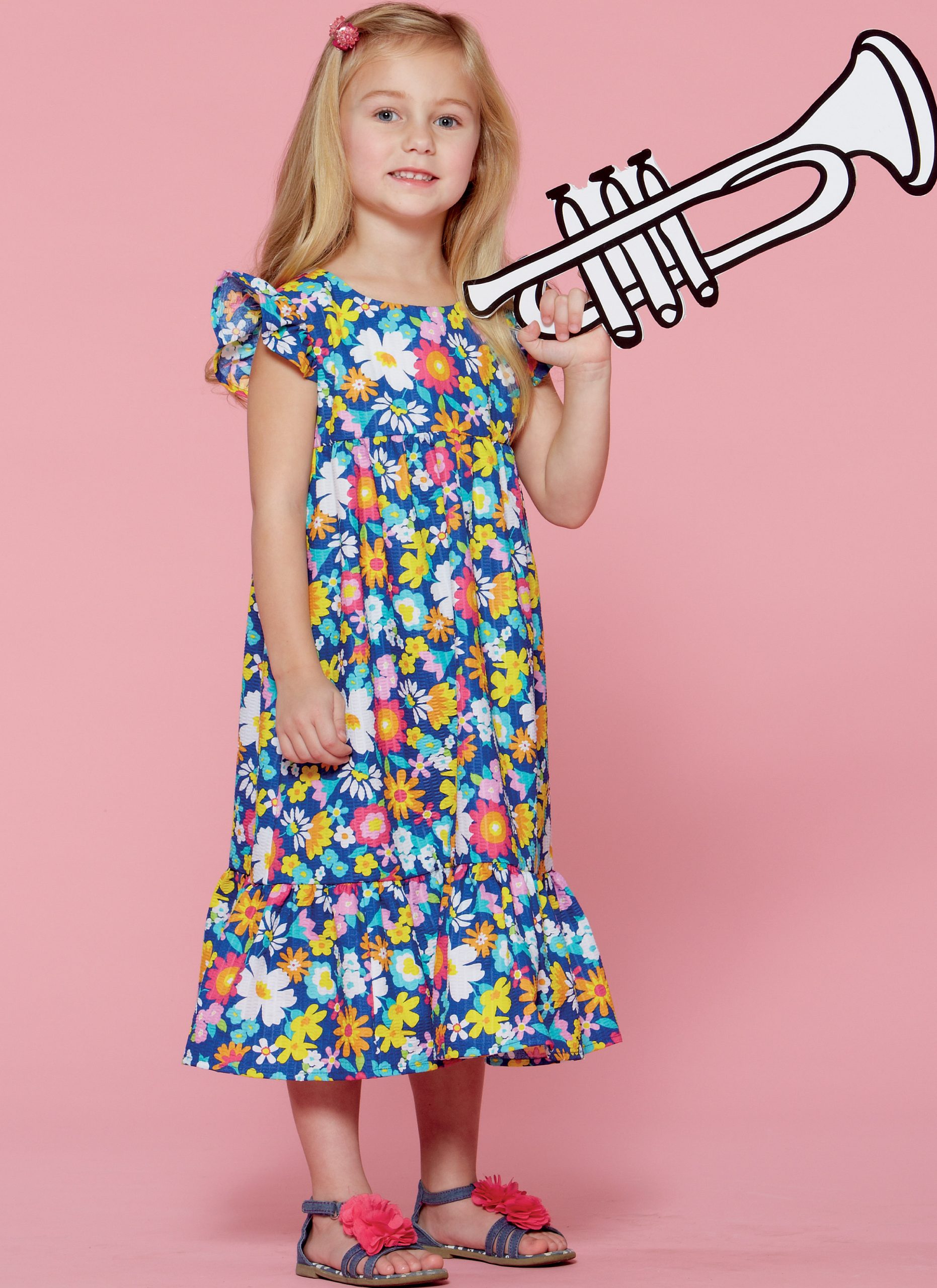 McCalls Child/Teen Dresses M7558