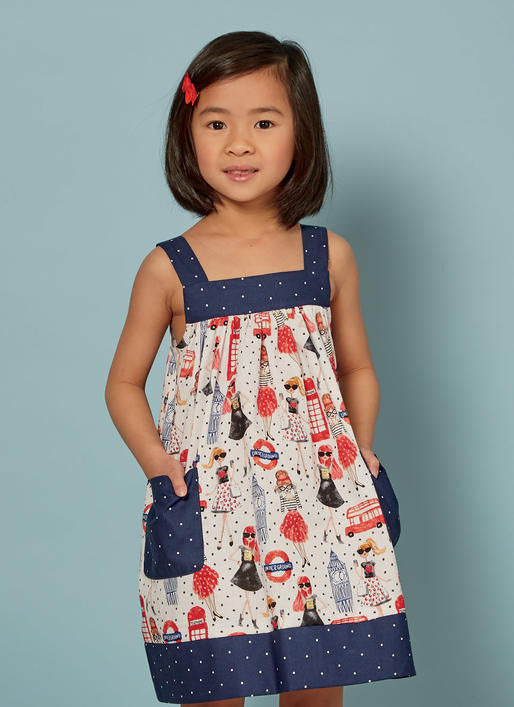 McCalls Child/Teen Dresses M7768