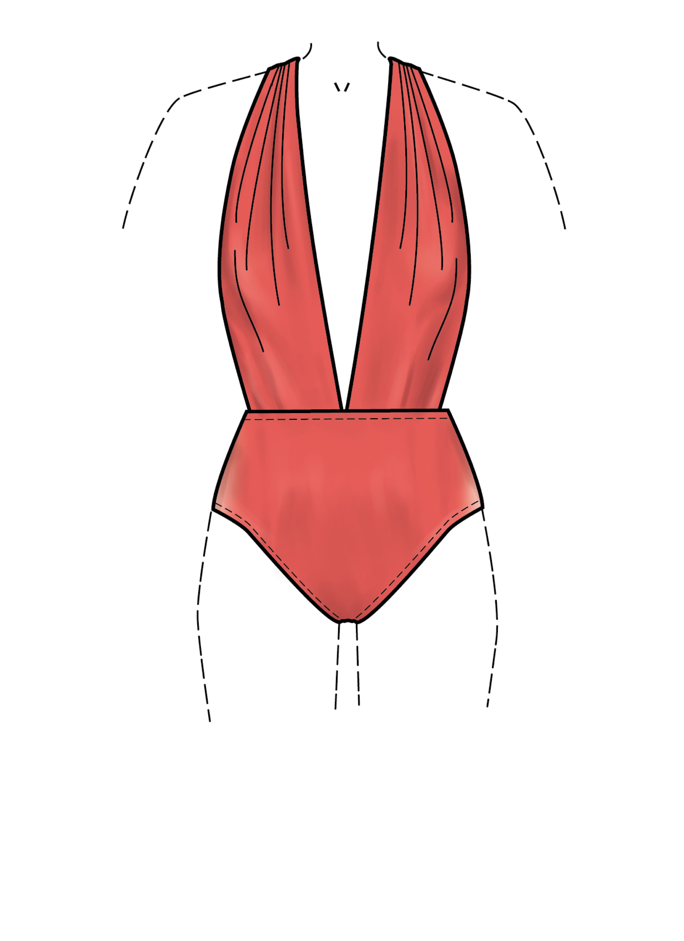 McCalls Swimsuit and Cover-Up M7964