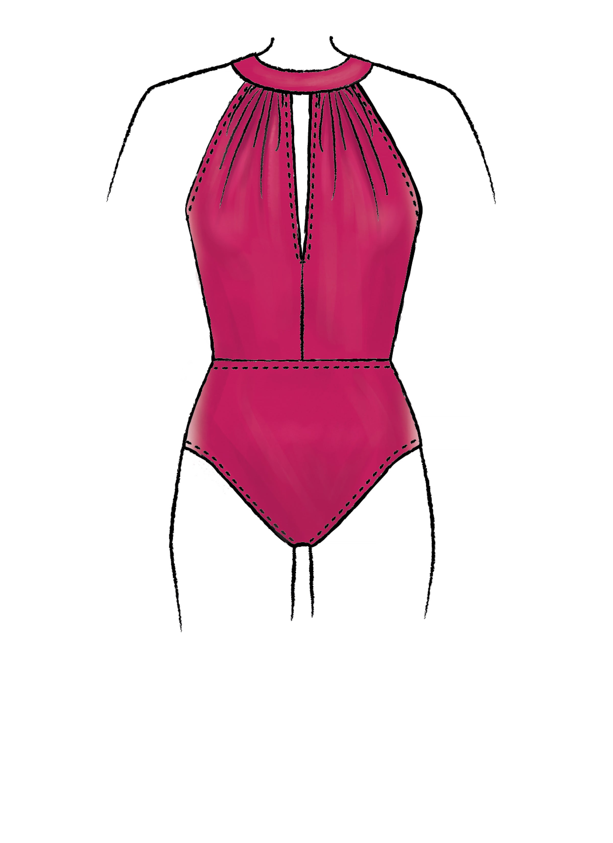 McCalls Swimsuit and Cover-Up M7964