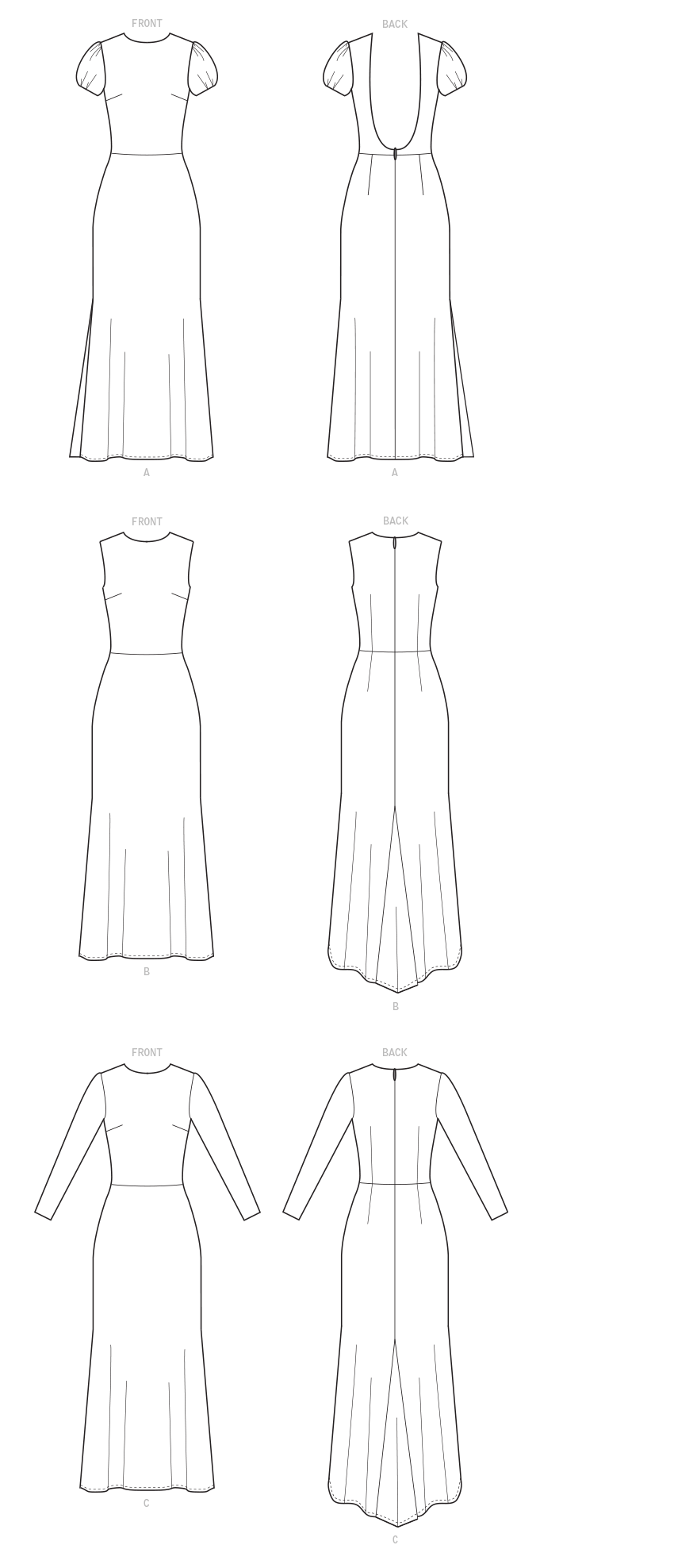 McCalls Dresses M8038