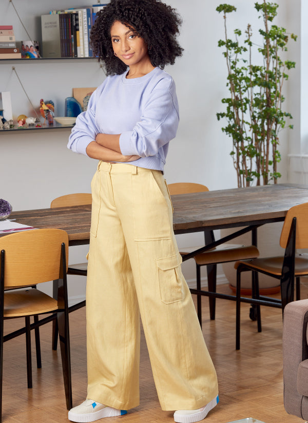 Patron De Couture McCall's - Pantalon Large à Taille élastique - Taille 2XL - Multicolore - Pour Tissus Légers