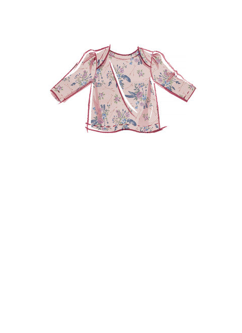 McCalls Babies Gown, Top and Trousers M8265