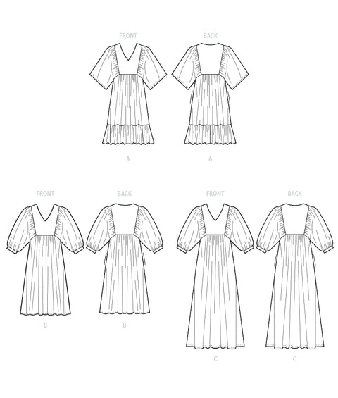 McCalls Dresses M8312