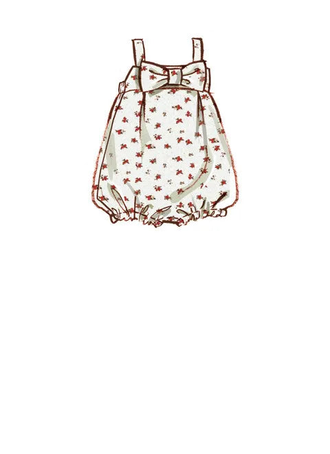 McCalls Baby's Rompers M8315
