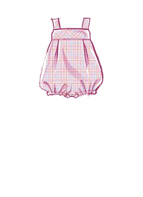 McCalls Baby's Rompers M8315