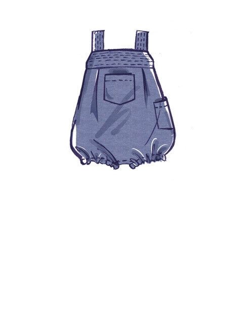 McCalls Baby's Rompers M8315