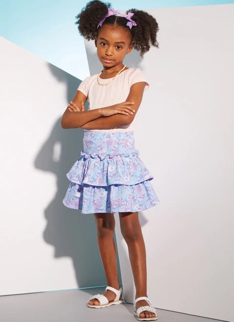 McCalls Child Skorts M8316