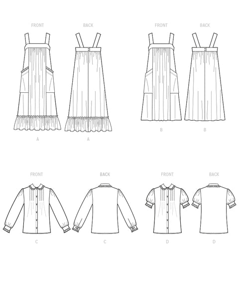 McCalls Dresses and Blouses M8318